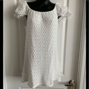 Misa Los Angeles White Dress Size M